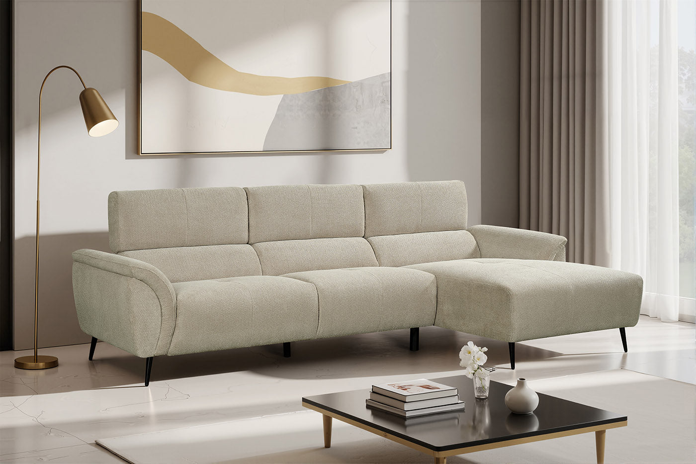 Sofa Chaise Longue Lucy 284cm