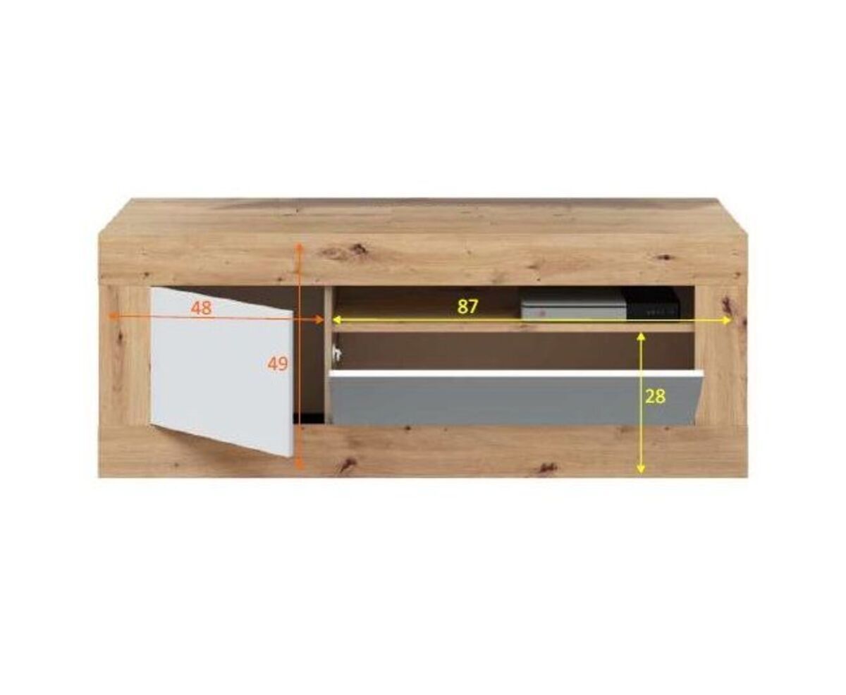 Mueble TV 2 Puertas Baltik