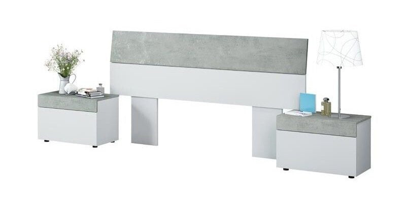 Cabecero de Cama Tekkan. Cabezal + 2 Mesitas