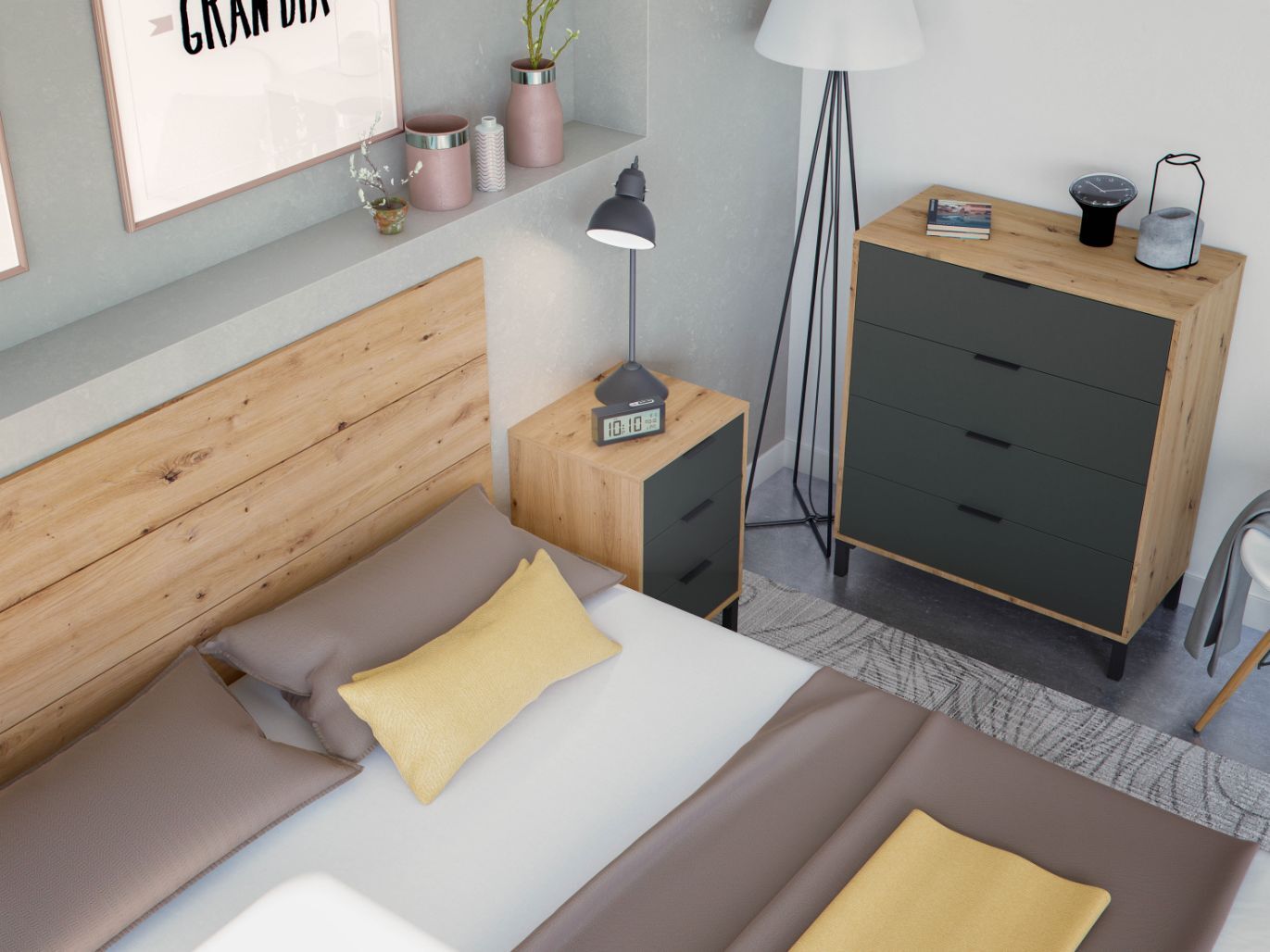 Comoda 4 Cajones Enzo