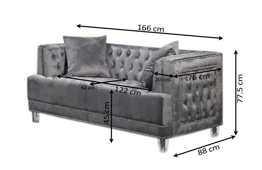 Sofa 2 Plazas Inok. Estilo Chester