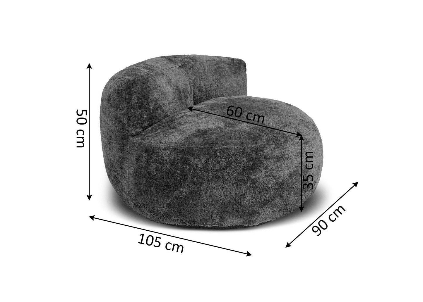 Puff Sillon 1 Plaza Acolchado – Butaca Individual Confort Total