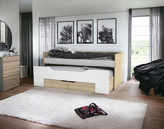 Cama Nido Juvenil DN con Somier + 2 Cajones