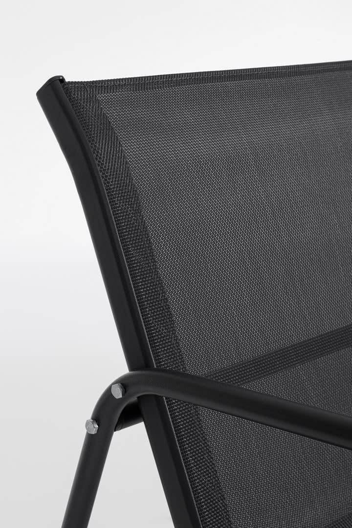 Sofa + 2 Sillas + Mesa de Cristal Templado CDS. Muebles de Jardin y Terraza