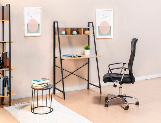 Escritorio Estilo Industrial Navas con Estante