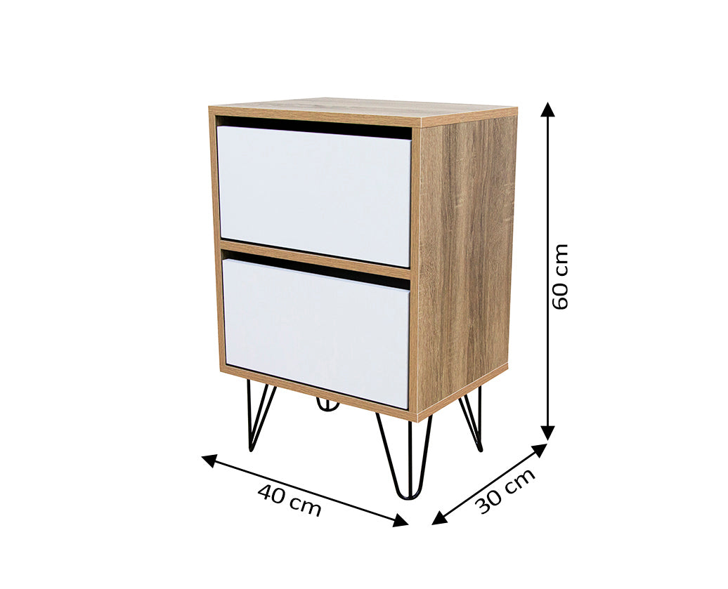 Mesita de Noche Pino