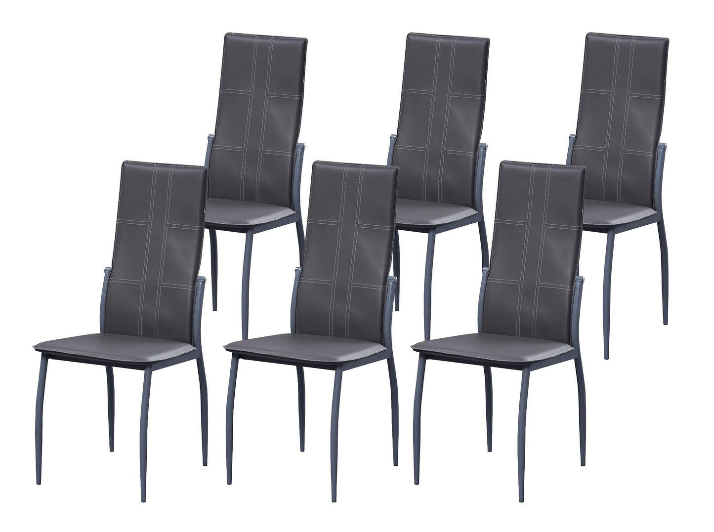 Silla de Comedor en Polipiel/Metal