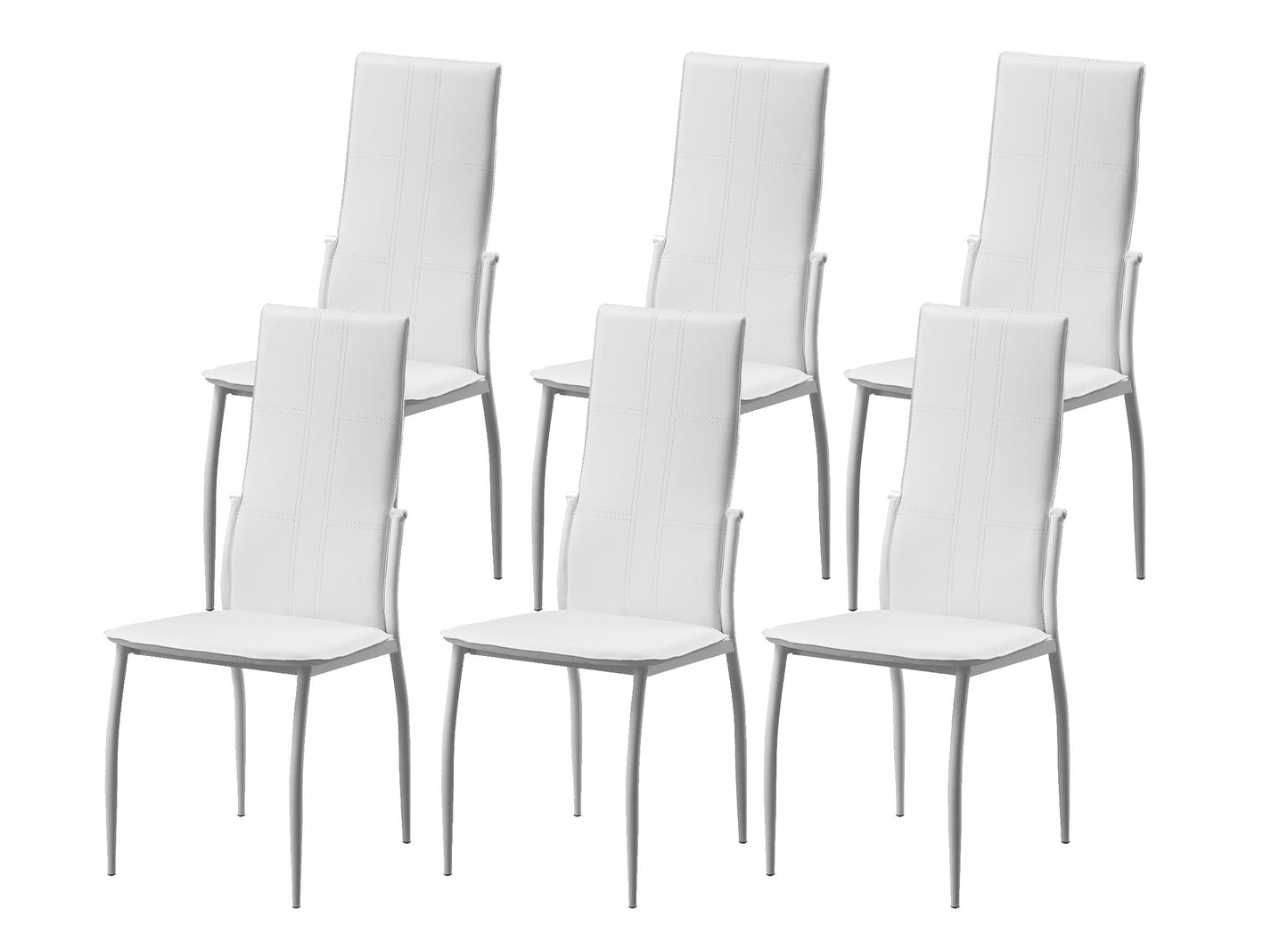 Silla de Comedor en Polipiel/Metal