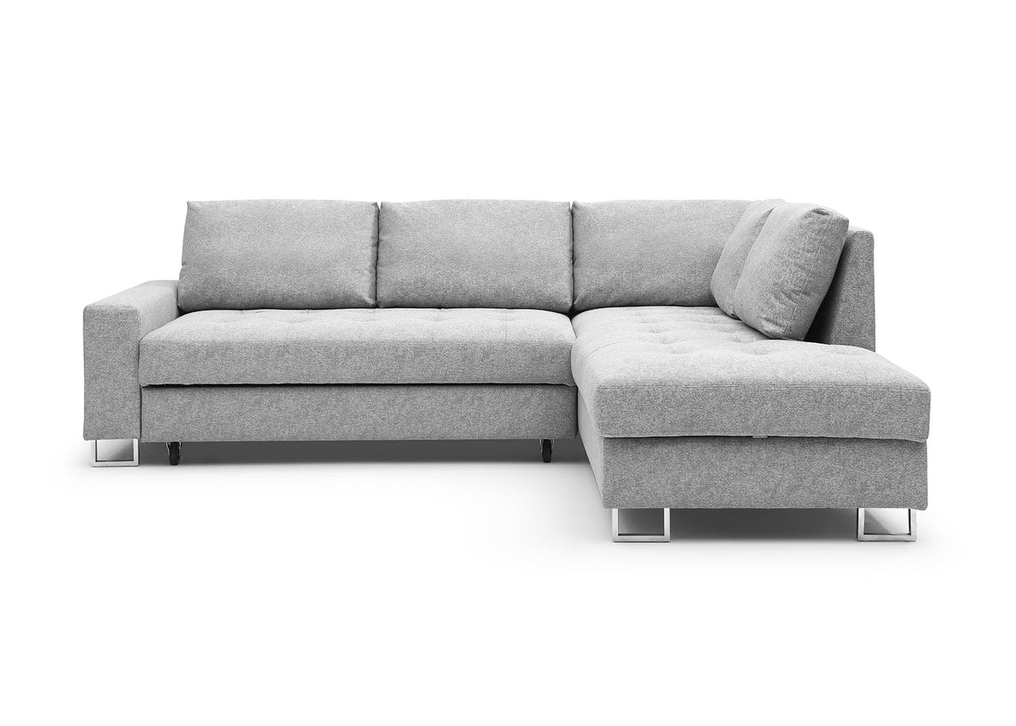 Sofa Cama Chaise Longue Febe 242cm. Rinconera, con Arcón