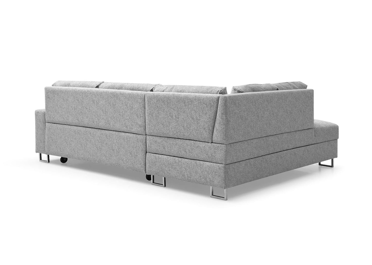 Sofa Cama Chaise Longue Febe 242cm. Rinconera, con Arcón