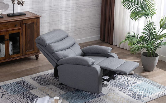 Sillon Reclinable Manual Miami 1 Plaza Gris